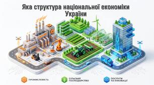 Презентація: "Яка структура національної економіки України"  географія 9 клас НУШ