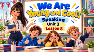 Презентація "We Are Young and Cool! Unit 3. Lesson 8 . Speaking " - 9 клас НУШ (Карпюк)