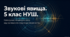 Звукові явища. 5 клас НУШ (презентація + цікаві факти)