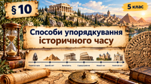 «Способи упорядкування історичного часу» (презентація для 5 класу НУШ)