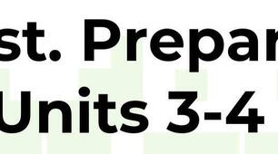 Prepare 8 Units 3-4