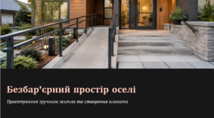 Проєкт: “Проєктування безбар’єрного простору оселі”.