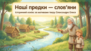 Історичний комікс за мотивами твору Олександра Олеся "Наші предки-слов'яни"
