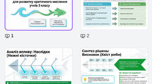 Використання прийому «Фішбоун» для розвитку критичного мислення учнів 3 класу