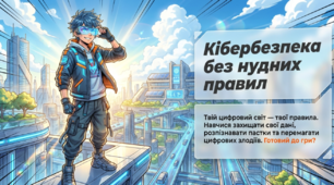 Постери-пам'ятки «Кібербезпека без нудних правил: Твій цифровий світ — твої правила»