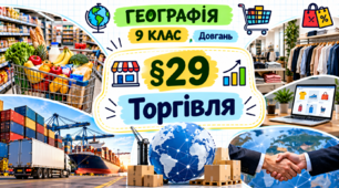 Торгівля. Презентація, інфографіка, робочий аркуш