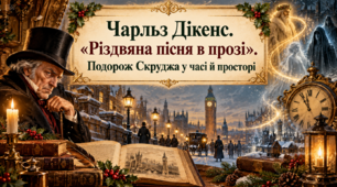 Чарльз Дікенс. «Різдвяна пісня в прозі». Подорож Скруджа у часі й просторі