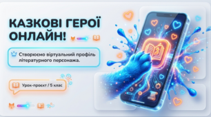 Урок-проєкт "Створення віртуального профілю казкового героя"