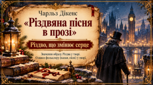 Чарльз Дікенс. «Різдвяна пісня в прозі». Значення образу Різдва у творі.Ознаки фольклору (казки, пісні) у творі.