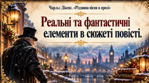 Чарльз Дікенс. «Різдвяна пісня в прозі». Реальні та фантастичні елементи в сюжеті повісті.
