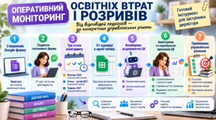 Оперативний моніторинг освітніх втрат і розривів у 2026–2027 н. р. | Google-форма + ШІ-аналіз