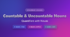 Countable and Uncountable Nouns. Quantifiers with Nouns