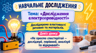 Навчальне дослідження. Дослідження електропровідності