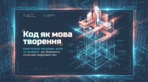 Презентація «Код як мова творення: комп'ютерні програми, мови програмування та IT-професії»
