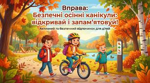 Безпечні осінні канікули: відкривай і запам'ятовуй!