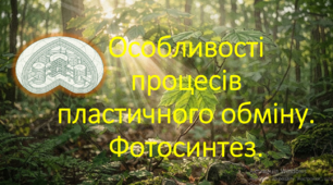 9 клас. НУШ. Біологія. Презентація до уроку: Особливості процесів пластичного обміну. Фотосинтез.