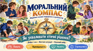 «Моральний компас»: ілюстровані завдання для уроку та виховної години