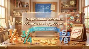 Раціональні способи обчислень із дробами