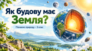 Презентація «Яку будову має Земля?»  «Пізнаємо природу», 5 клас.За підручником І. Біди та співавторів
