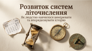 Презентація на тему: "Розвиток систем літочислення" + конспект за презентацією + тести
