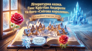 Презентація "Ганс Крістіан Андерсен. Казка «Снігова королева». Боротьба добра і зла у творі" 5 клас НУШ +робочі аркуші