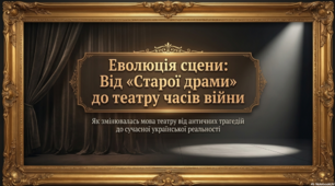 Зміни в драматургії кінця XIX – початку  XX ст. «Стара» і «нова драма».