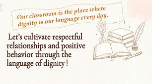The Language of Dignity. Jigsaw Lesson