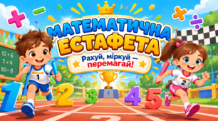 Тест «Математична естафета: упорядкуй і перемагай!»