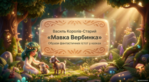 Василь Королів-Старий  «Мавка Вербинка» Образи фантастичних  істот у казках