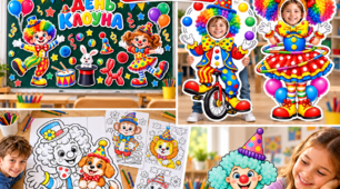 🎪 ДЕНЬ КЛОУНА — МЕГАКОМПЛЕКТ 4 в 1! 🤡🎈