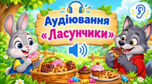 Аудіювання.  Євген Дмитренко «Ласунчики»