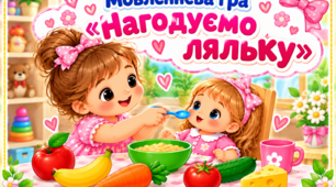 Мовленнєва гра «Нагодуємо ляльку»