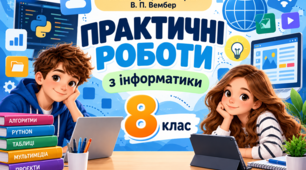 Практичні роботи з інформатики, 8 клас на рік. За підручником Н. В. Морзе, О. В. Барни (2025)