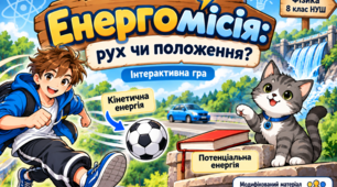 Енергомісія: рух чи положення? (інтерактивна гра з фізики для учнів з ООП, 8 клас НУШ)