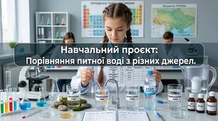 9 клас. НУШ. Навчальний проєкт: Порівняння питної води з різних джерел.