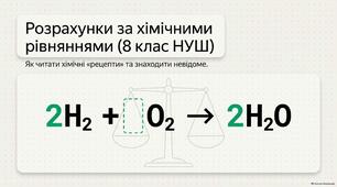 Розрахунки за хімічними рівняннями