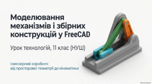 Моделювання механізмів і збірних конструкцій у FreeCAD