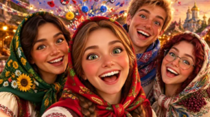 Інтерактивна 5D Disney-презентація до Дня української хустки (7 грудня) + практичні вправи та регіональні традиції (10 слайдів)