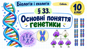 Основні поняття генетики. Презентація, інфографіка, робочий аркуш