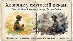 Хлопчик у смугастій піжамі
