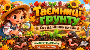 🍂Таємниці ґрунту: презентація, інфографіка та робочий аркуш з ЯДС для 3 класу НУШ
