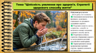 Цілісність уявлення про здоров’я. Стратегії здорового способу життя. Здоров’я, безпека та добробут. 9 клас НУШ (2026). До підручника Шиян О. та ін.