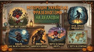 «Фразеологічні страшилки: Хелловін по-українськи 🎃😈»