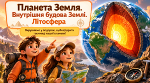 Планета Земля. Внутрішня будова Землі. Літосфера. Довкілля 5 клас НУШ