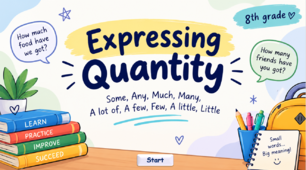 "Prepare" 8. Unit 6.  «Quantifiers: Some, Any, Much, Many, A lot of, A few, Few, A little, Little».