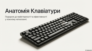 Структура та призначення клавіатури комп'ютера