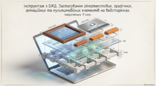 Застосування гіпертекстових, графічних, анімаційних та мультимедійних елементів на веб-сторінках