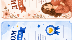 Диплом «Найкраща мама» до Дня матері 💐