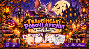 🎃 Геловінські робочі аркуші для початкової школи🦇