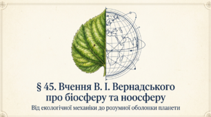 Презентація "Вчення В. І. Вернадського про біосферу та ноосферу" 11 клас